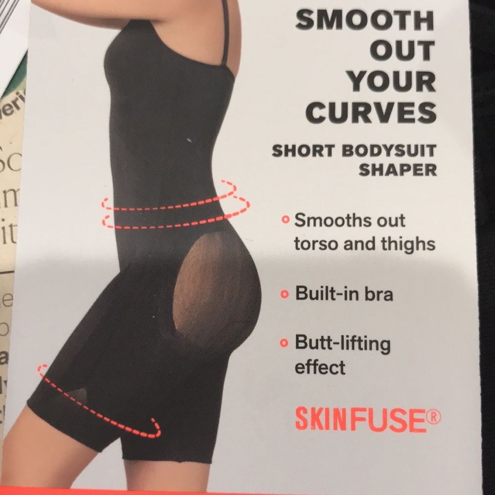 Black Short Bodysuit Shaper